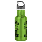 Synthesizer, Brain Freeze Edelstahlflasche (Rückseite)