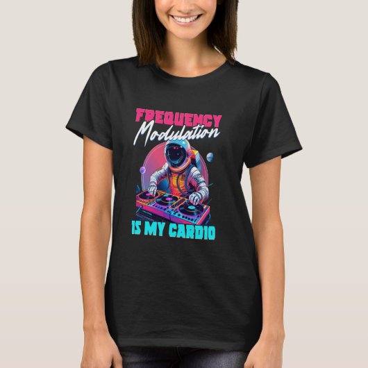 Synthesizer-Frequenzmodulation ist mein Kardiogram T-Shirt (Vorderseite)