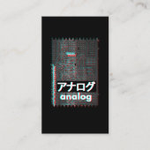 Synthesizer Glitch japanisches Analog Modular Synt Visitenkarte (Vorderseite)