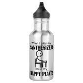 Synthesizer Happy Place Edelstahlflasche (Rechts)