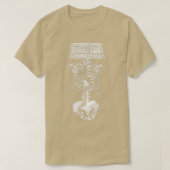 Synthesizer Head Skeleton Nerd Producer Studio Ana T-Shirt (Design vorne)