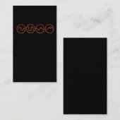 Synthesizer-Hersteller Visitenkarte (Vorne/Hinten)