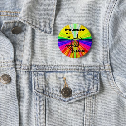 Synthesizer ist in meinen Genen Button (Beispiel)