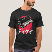 Synthesizer Japanischer Analogsynthwave Techno Syn T-Shirt (Vorderseite)