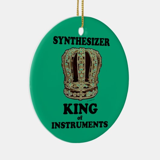 Synthesizer King of Instruments Keramik Ornament (Rechts)