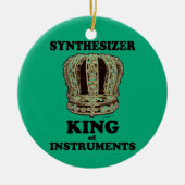 Synthesizer King of Instruments Keramik Ornament (Vorne)
