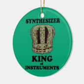 Synthesizer King of Instruments Keramik Ornament (Links)