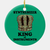 Synthesizer King of Instruments Keramik Ornament (Hinten)