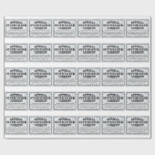 Synthesizer-Lizenz Geschenkpapier (Flach)