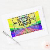 Synthesizer Lizenz Rechteckkleber Rechteckiger Aufkleber (Umschlag)