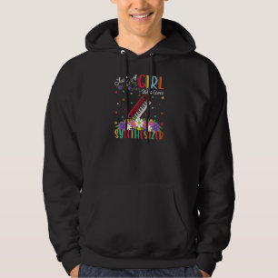 Synthesizer-Musik Nur Ein Mädchen Das Synthesizer Hoodie