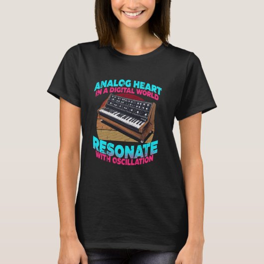Synthesizer-Musiker Synth DAW T-Shirt (Vorderseite)