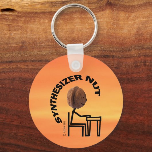 Synthesizer Nut Schlüsselanhänger (Vorderseite)
