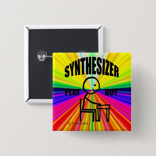 Synthesizer Play Boy Button (Vorne & Hinten)