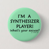 Synthesizer Player Entschuldigung Button (Vorderseite)