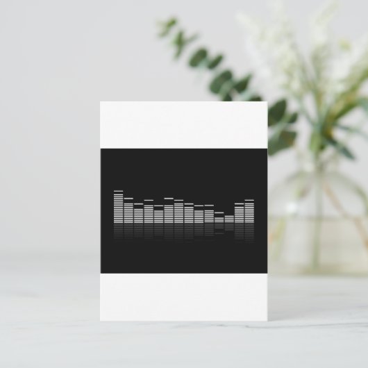 Synthesizer Postkarte (Stehend Vorderseite)