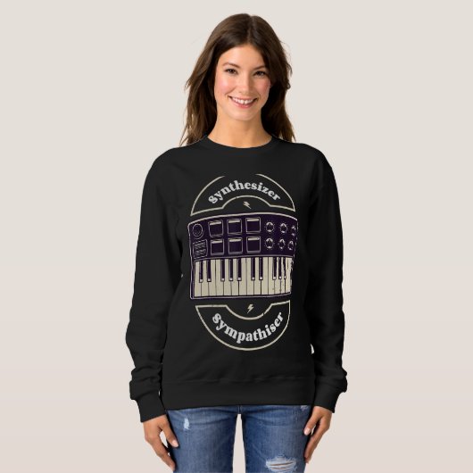 Synthesizer Sympathizer Analog Synth Modular Synth Sweatshirt (Vorne ganz)