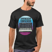 Synthesizer Sympathizer Synthwave Modular Synthesi T-Shirt (Vorderseite)