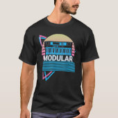 Synthesizer Synth Electronic Musician Modular T-Shirt (Vorderseite)
