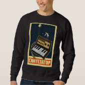 Synthesizer Synth Keyboard Electronic Musicians Mo Sweatshirt (Vorderseite)