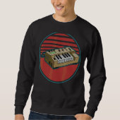 Synthesizer Synth Keyboard Electronic Musicians Mo Sweatshirt (Vorderseite)