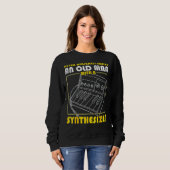 Synthesizer Synth Keyboard Electronic Musicians Mo Sweatshirt (Vorne ganz)