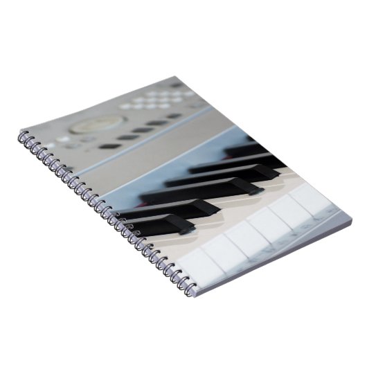 Synthesizer-Tastatur Notizblock (Rechte Seite)