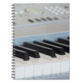 Synthesizer-Tastatur Notizblock (Vorderseite)