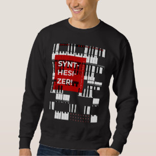 Synthesizer Vintage Elektronik Analog Retro Klang Sweatshirt