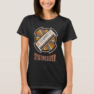 Synthesizer Vintage Klassische Retro Musikliebe T-Shirt