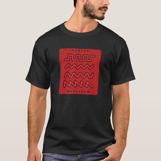 Synthesizer Waveform 1 T-Shirt (Vorderseite)
