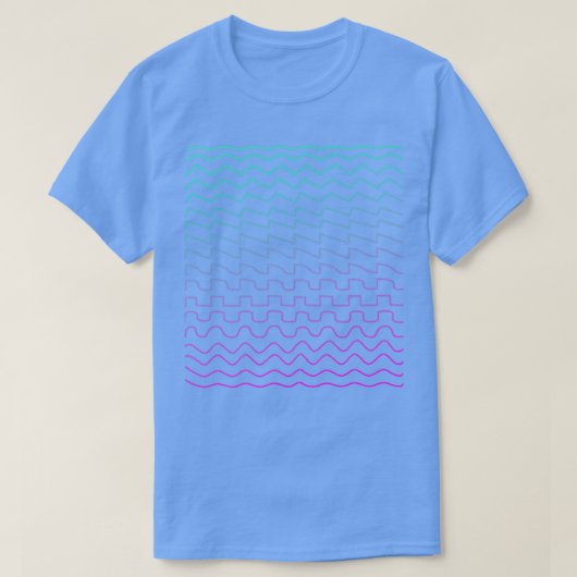 Synthesizer Waveforms (2) T-Shirt (Design vorne)