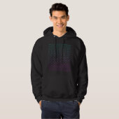 Synthesizer-Wellenform Hoodie (Vorne ganz)