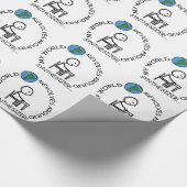 Synthesizer - Weltumdrehungen Geschenkpapier (Ecke)