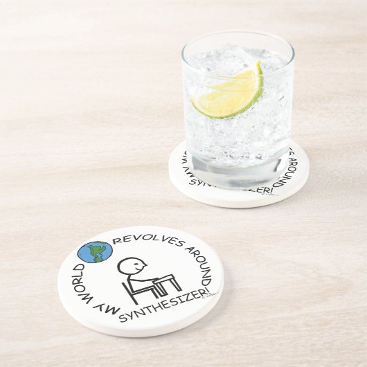 Synthesizer - Weltumdrehungen Untersetzer (Seite)