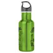 Synthesizer Zombie Explode Edelstahlflasche (Rückseite)