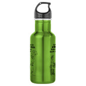 Synthesizer Zombie Explode Edelstahlflasche (Vorderseite)