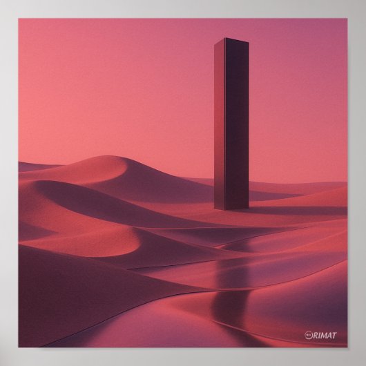 Synthetic Dunes Poster (Vorne)