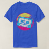 Synthwave 80er Music Lover Retro Cassette Vaporwav T-Shirt (Design vorne)