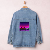 Synthwave Car outrun retrowave futuresynth scfi Jeansjacke (Hangar)