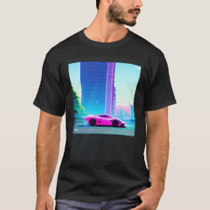Synthwave Car outrun retrowave futuresynth scfi T-Shirt