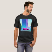 Synthwave Car outrun retrowave futuresynth scfi T-Shirt (Vorne ganz)