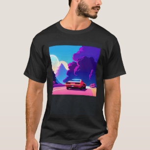 Synthwave Car outrun retrowave futuresynth scfi T-Shirt
