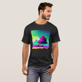 Synthwave Car outrun retrowave futuresynth scfi T-Shirt (Vorne ganz)