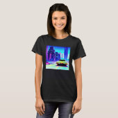 Synthwave Car outrun retrowave futuresynth scfi T-Shirt (Vorne ganz)