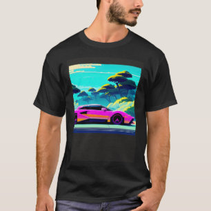 Synthwave Car outrun retrowave futuresynth scfi T-Shirt