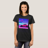 Synthwave Car outrun retrowave futuresynth scfi T-Shirt (Vorne ganz)