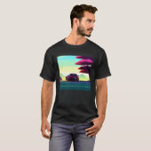 Synthwave Car outrun retrowave futuresynth scfi T-Shirt (Vorne ganz)