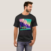 Synthwave Car outrun retrowave futuresynth scfi T-Shirt (Vorne ganz)