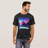 Synthwave Car outrun retrowave futuresynth scfi T-Shirt (Vorne ganz)